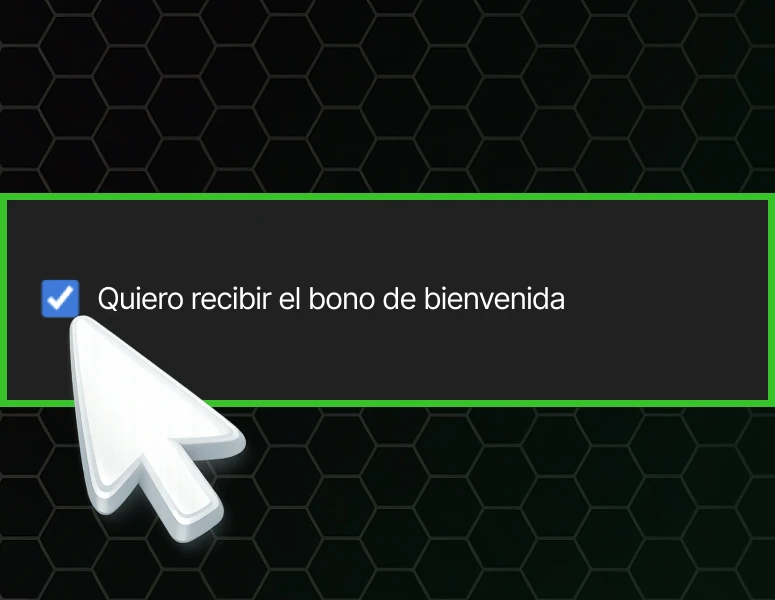 Activación del bono de bienvenida