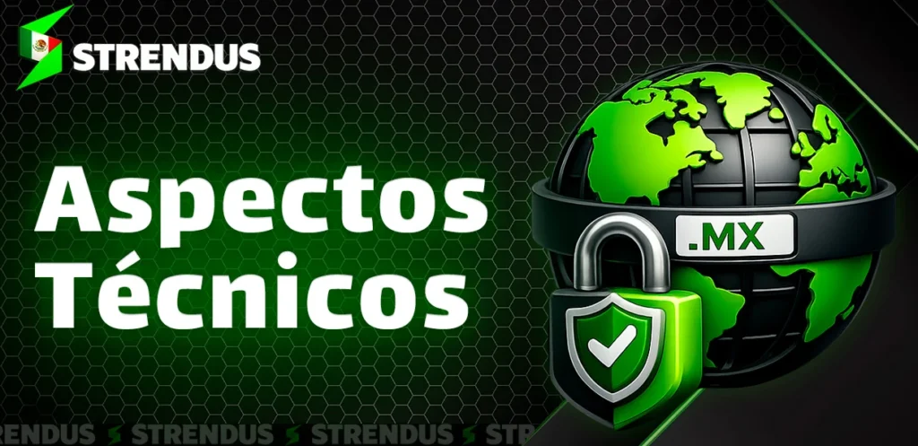 Características técnicas del sitio