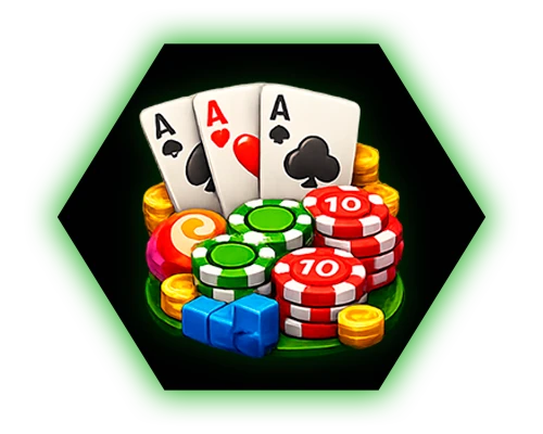 Elementos de juegos de mesa y cartas