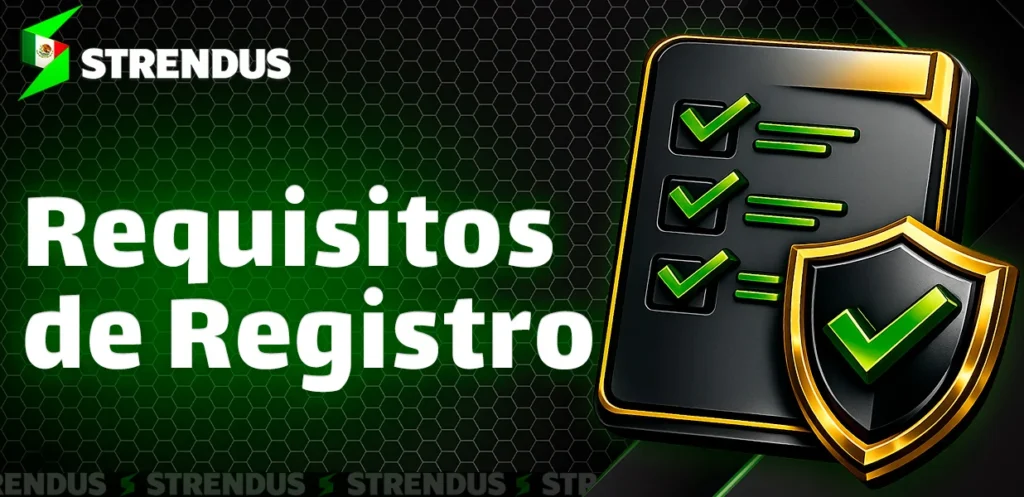 Condiciones necesarias para crear una cuenta